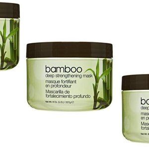 NEW Bamboo Deep Strengthening Mask for Dry Damaged Hair 8oz each X 3 - *SALE*